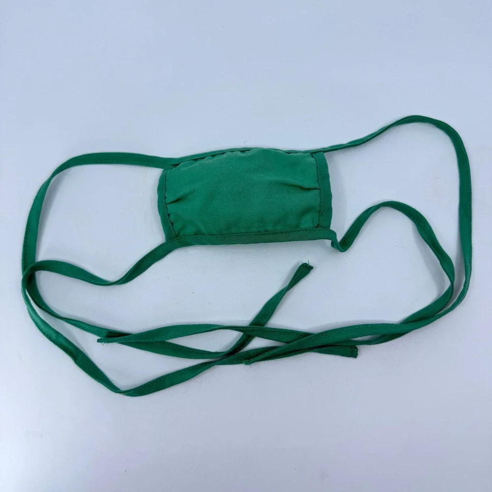 Build‎ A Bear Hospital Scrubs Green 4-Piece Set Mask Cap Pants Top